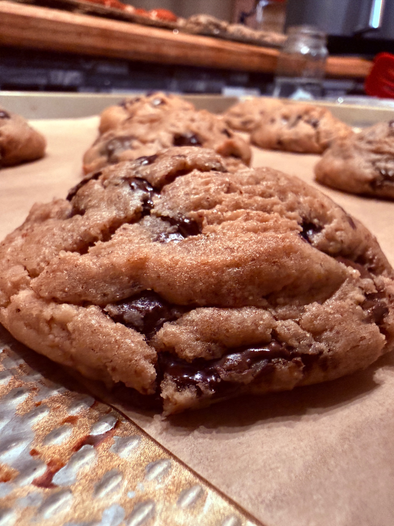 A tray of Sugar & Crumbs browned-butter cookies