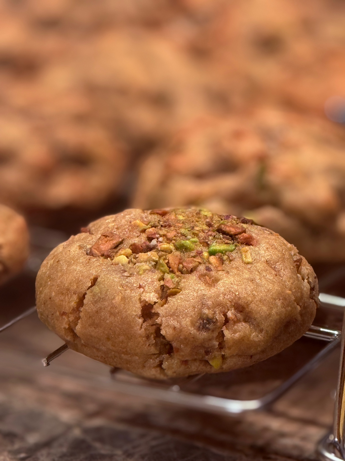 Pistachio Crunch cookies